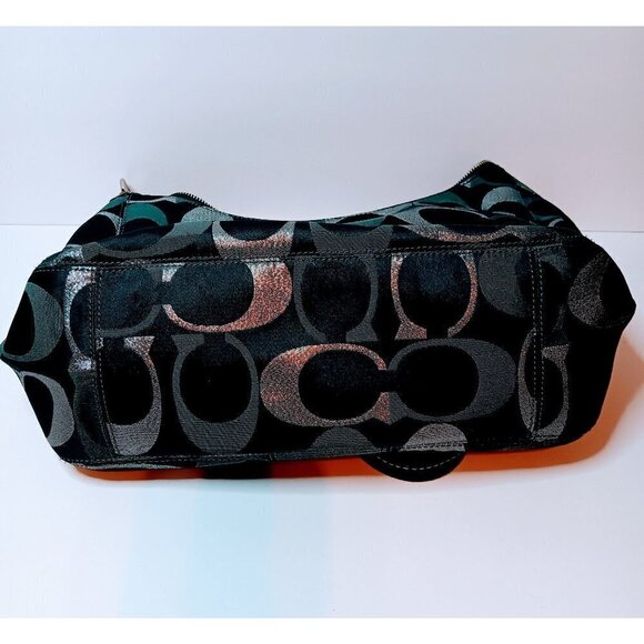 Coach Signature Logo Hobo Shoulder Bag - Picture 5 of 16